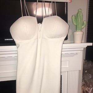 Body con dress white